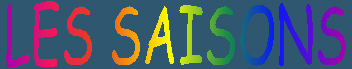 Les saisons